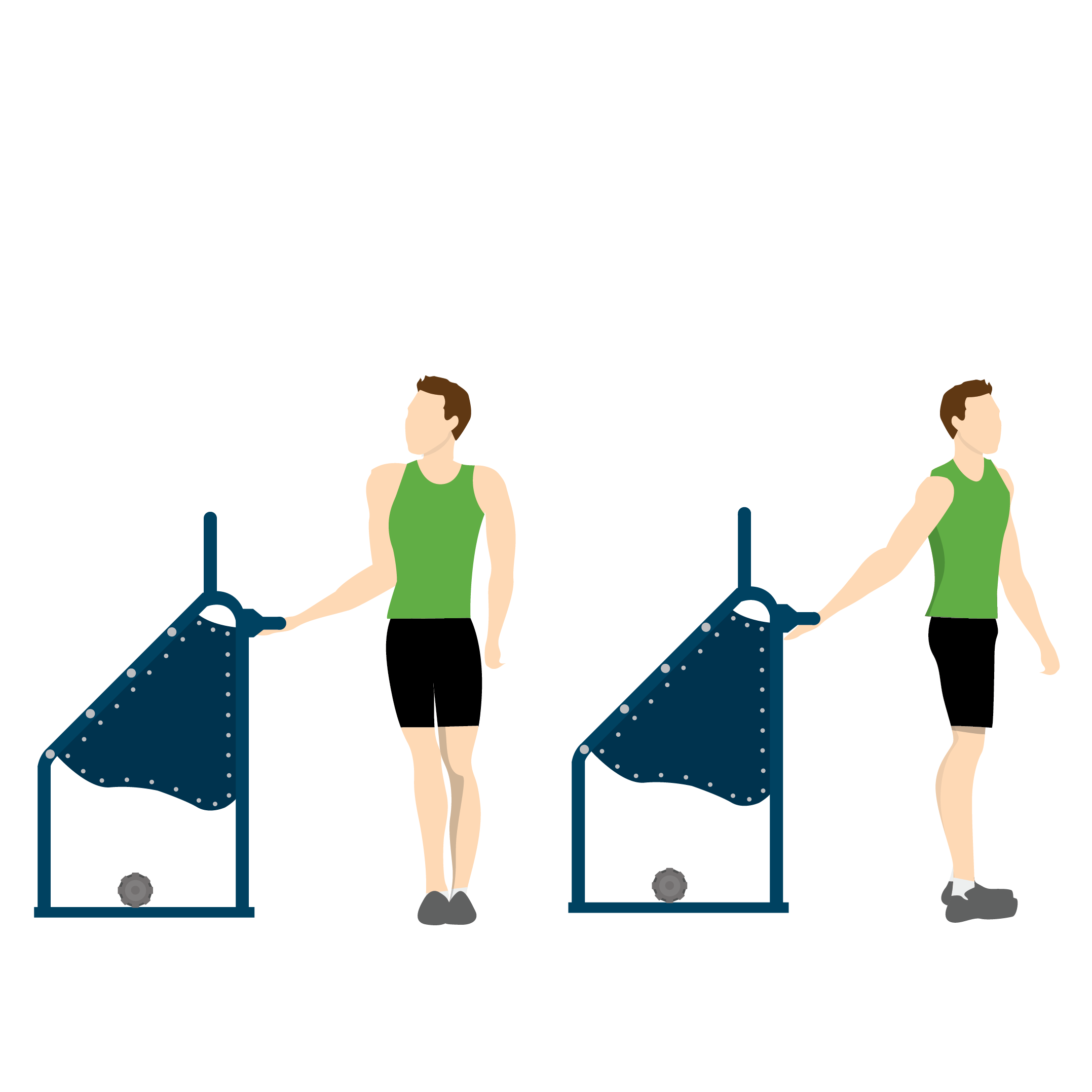 bicep stretch illustration