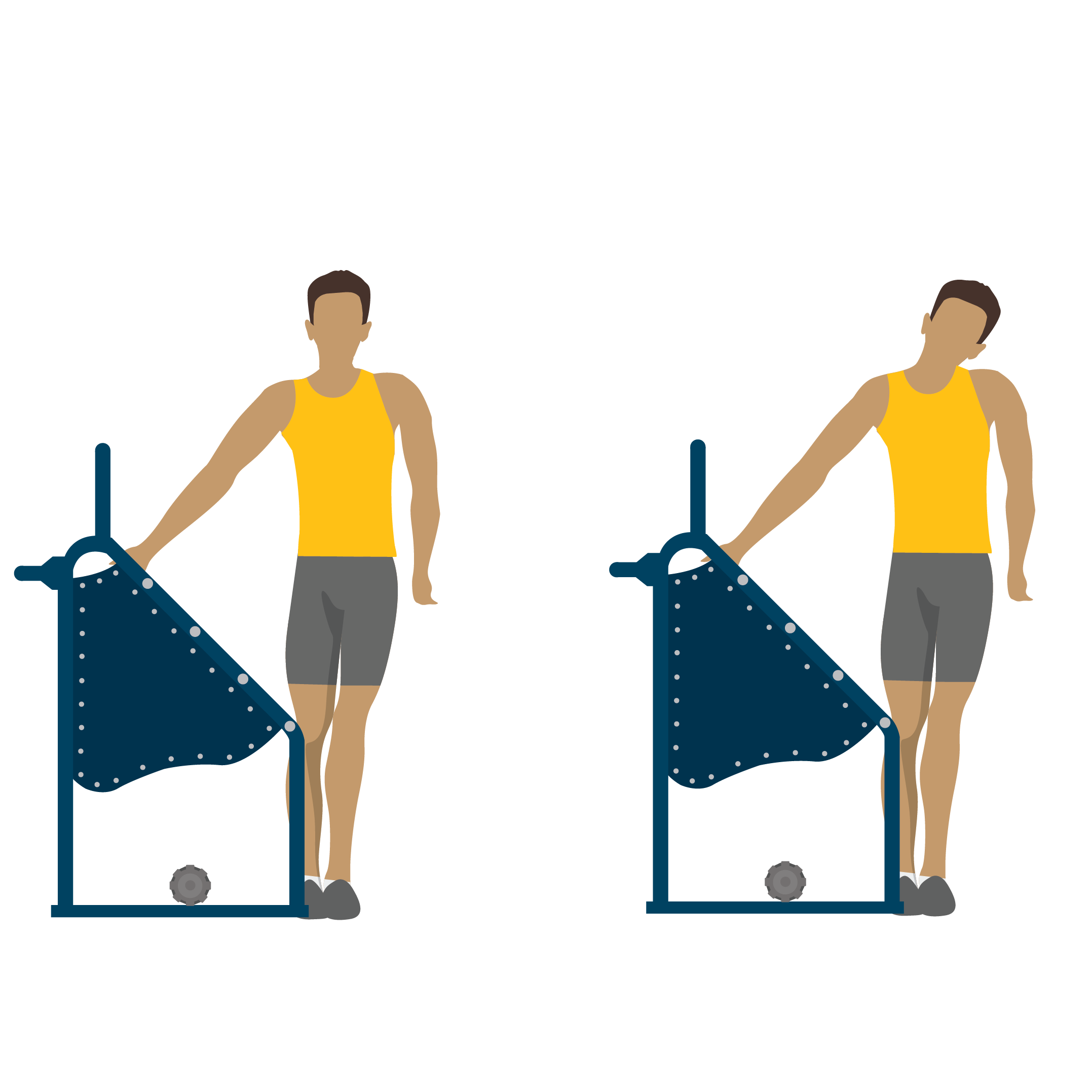 upper trap stretch illustration