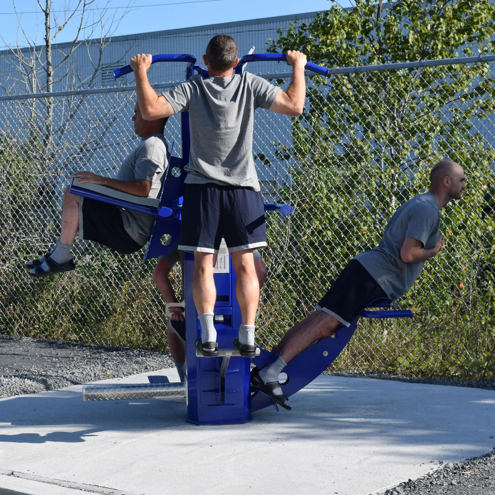 Helios Multigym in use 