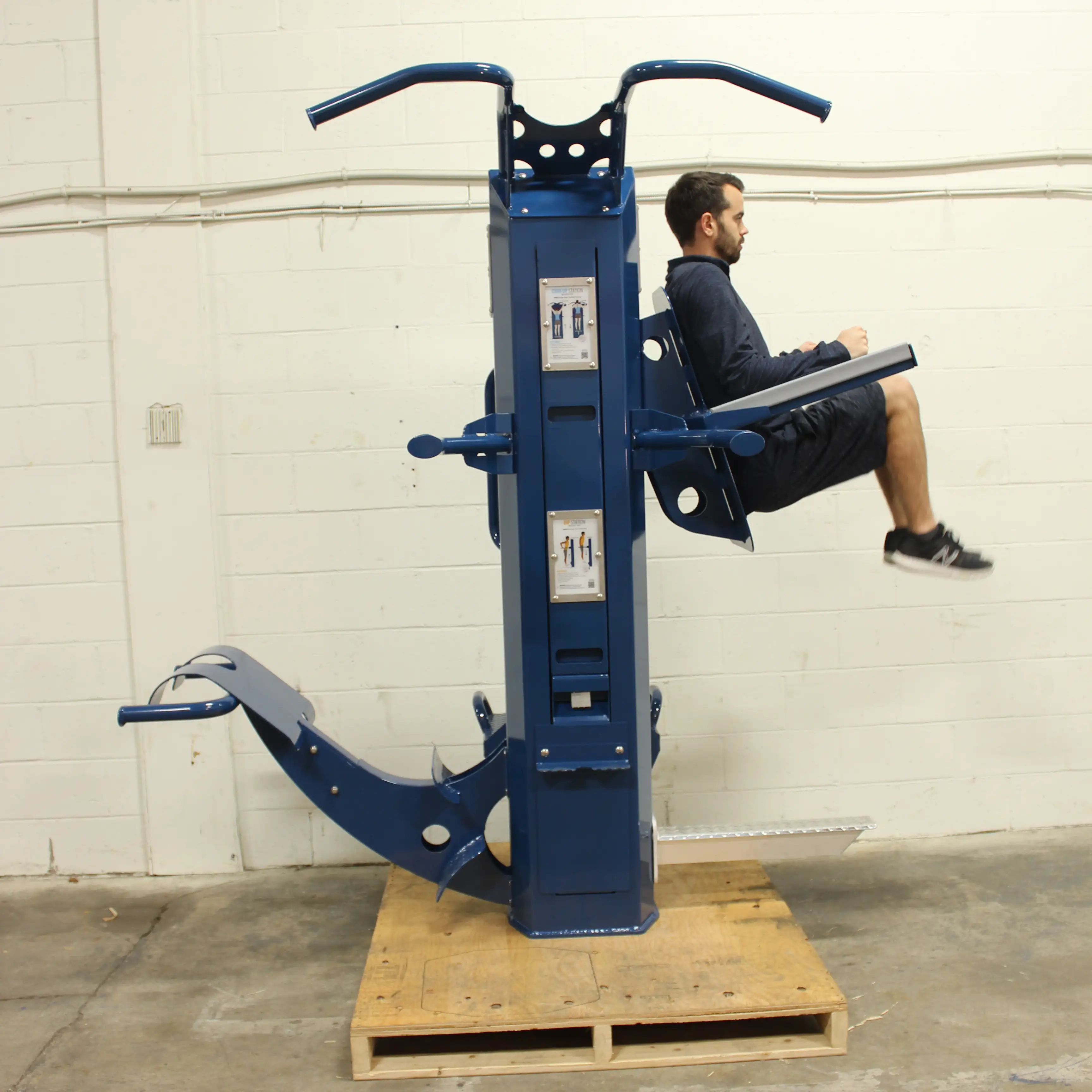 Helios multigym in use