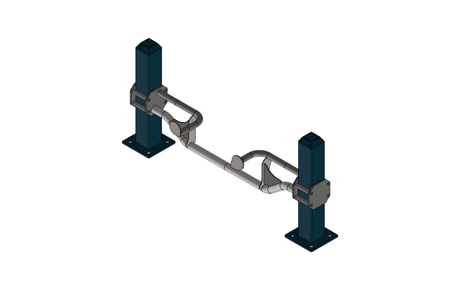 Cali- Multi-Grip Push-Up Bench outdoor calisthenics equipment 