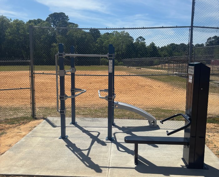 Prison calisthenics equipment for prison yard