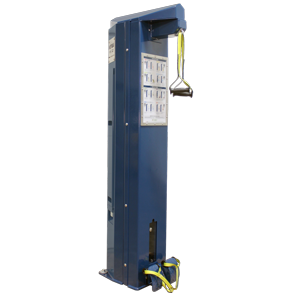 Front view of Versa Hi-Lo Pulley prison fitness equipment designed for correctional facility recreation yards