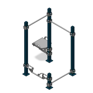 Cali-Rig 28 outdoor calisthenics equipment installed in a public park