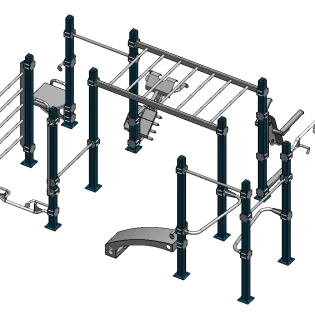 Cali-Rig 40 outdoor calisthenics equipment 