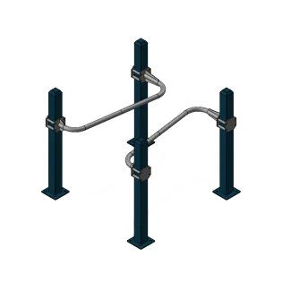 Cali-ADA Parallel Bars outdoor calisthenics equipment 